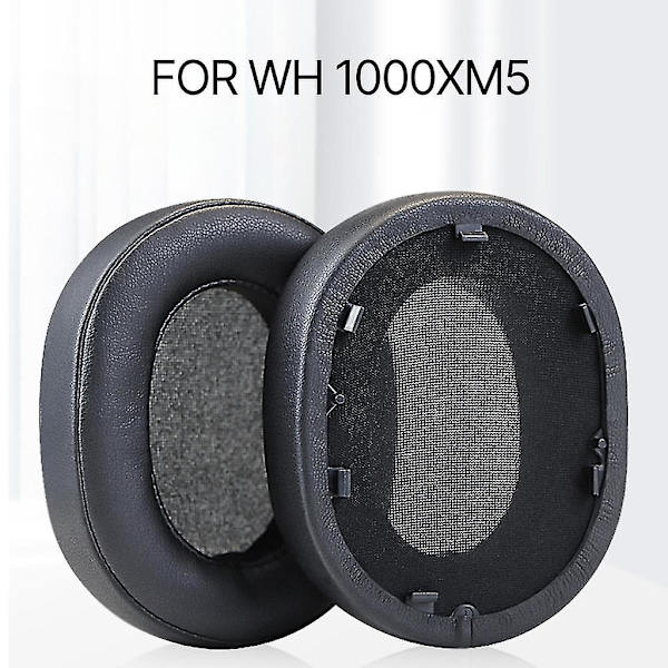 Myke øreputer for WH 1000XM5 hodetelefoner, øreputer, memory foam-puter