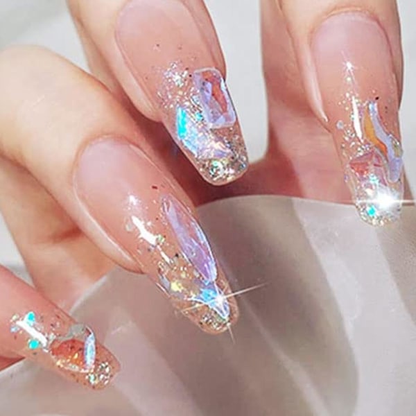 3D Nagelsmycken Aurora Rhinestones Blandade Former Mix Nagelkristaller Hantverk Glittrande Nagelsmycken Dekoration DIY Nagelsmyckesdesign shape1