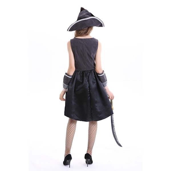 Pirat Kostume Mand/Kvinde Robin Hood M-XXL til Halloween Cosplay Sceneoptræden woman XL