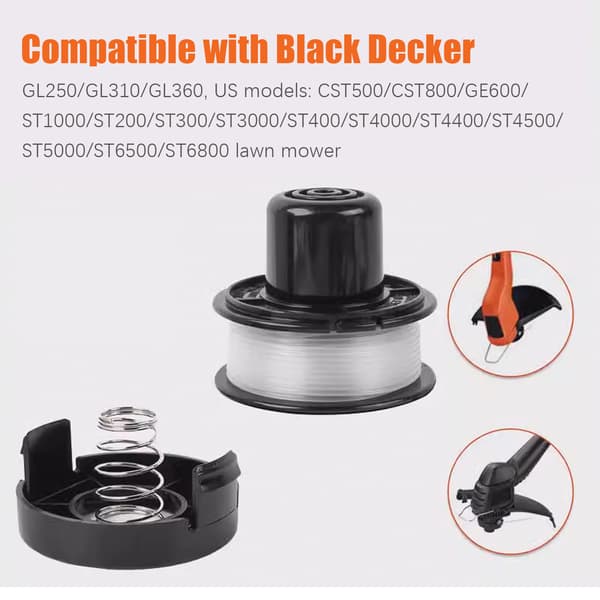 INF Trimmerspole til Black Decker GL250/GL310/GL360 Græstrimmer