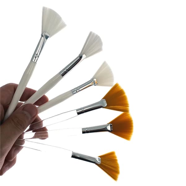 3-pack Utility ansiktsmaskborste Scallop White