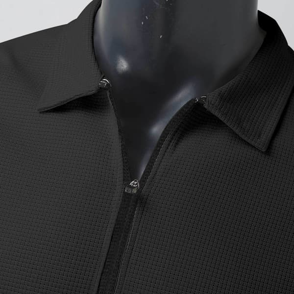 Herr Höst Ny Zip-Up Våffelstickad Jacka – Casual Långärmad Kragad Koftastil Black L