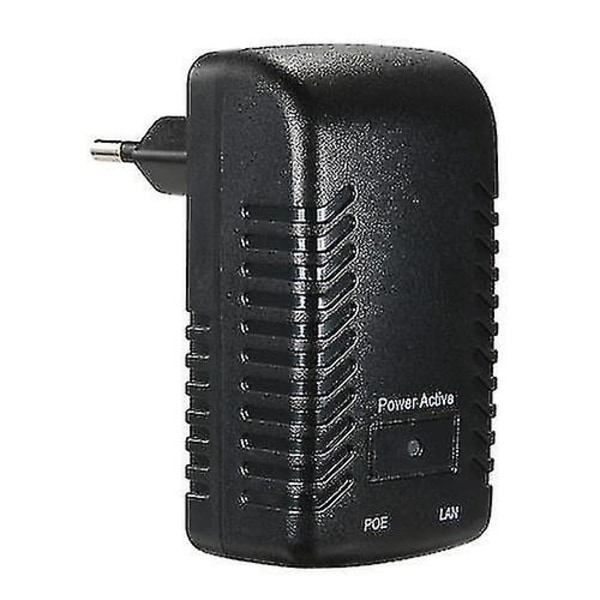 Dc48v 0.5a 15.4w Poe Injector Ethernet Power för Ip-kamera Ip-telefon
