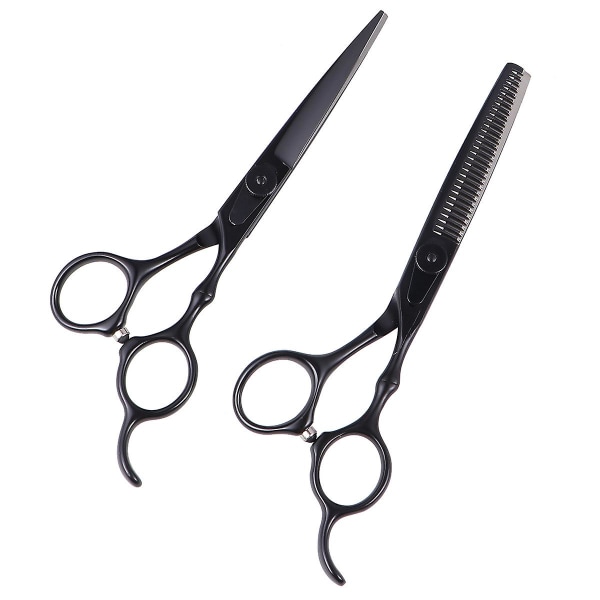2 st Set för män Frisörverktyg Bygga hårklippningsverktyg Ansiktshår Platt hårklippningsverktyg Professionell hårklippare Black 18X6.5CM