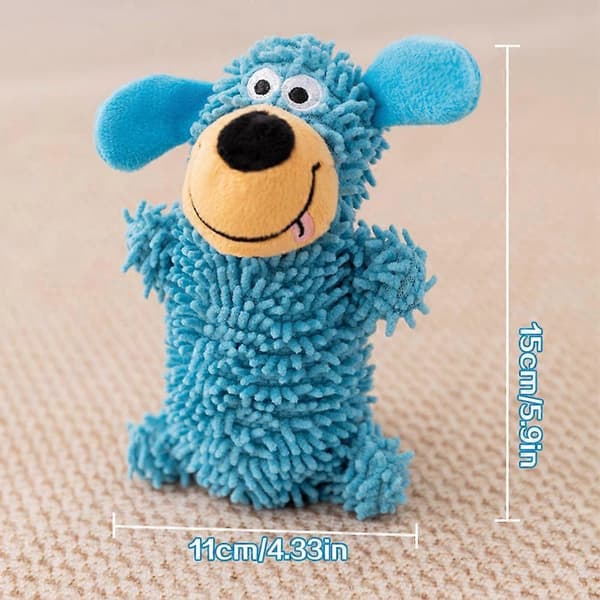 Small Medium Dog Teething Toy with Built-in Squeaker, Indestructible Dog Toy to Keep Them Busy
