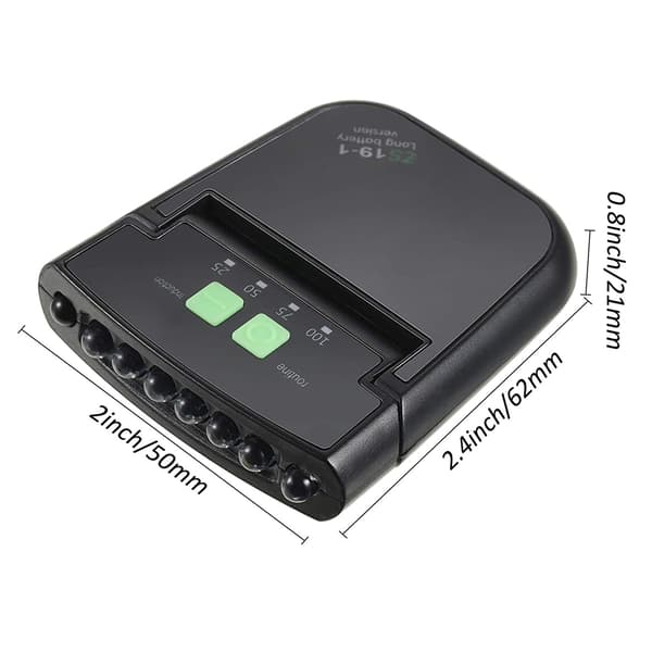 1 stk LED-klips på cap-lys USB oppladbar cap, svart