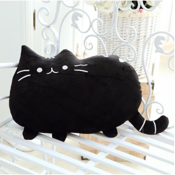 Meow Star Cookie Cat Tyyny Uusi 25cm 40×30cm Squishmallows Pehmolelu Eläin Kawaii Pehmeä Suuri Tyny 40×30cm black