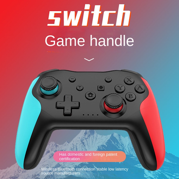 Switch-spelkontroll Bluetooth trådlös handkontroll gyroskop dubbel vibration Android-surfplatta Black Myth Wuko h Orange blue