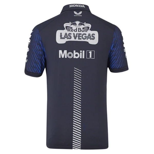 RED BULL RACING F1 Miesten Poolopaita Team T-paita 2023 Sininen Lyhythihainen M