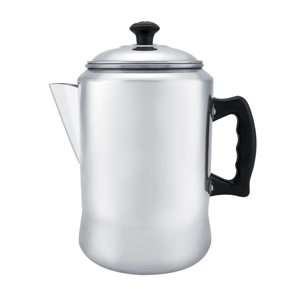 Kaffeperkulator kanna i aluminiumlegering, tekanna för spis med lock