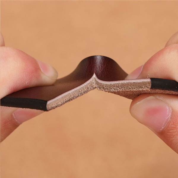 Ægte læderbælte uden spænde 01 Brown 3.3cm