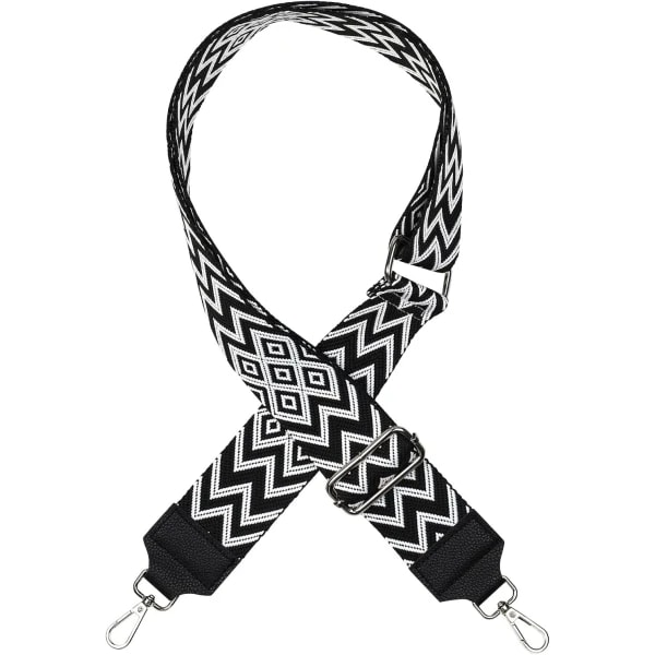 Justerbar skulderstropp for veske 5 cm bred skulderstropp, 80 Lys sølvspenne Lys sølvspenne Width 5CM Bright silver buckle