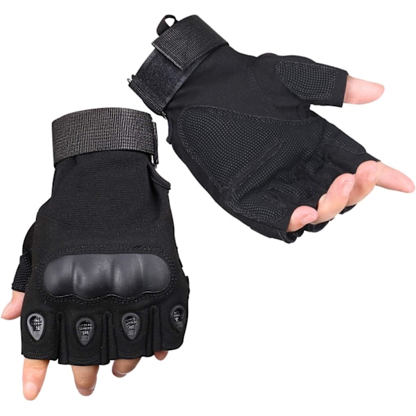 GL07 hårda halvfingerhandskar