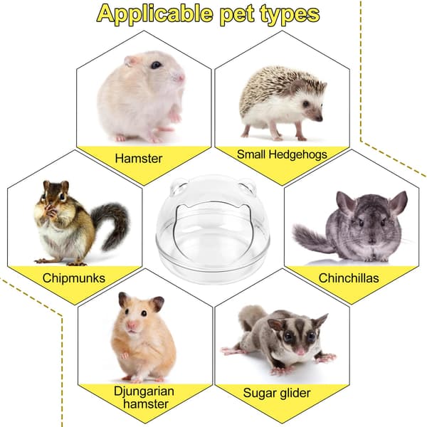 1 hamster sandbad M（12*8.5cm）