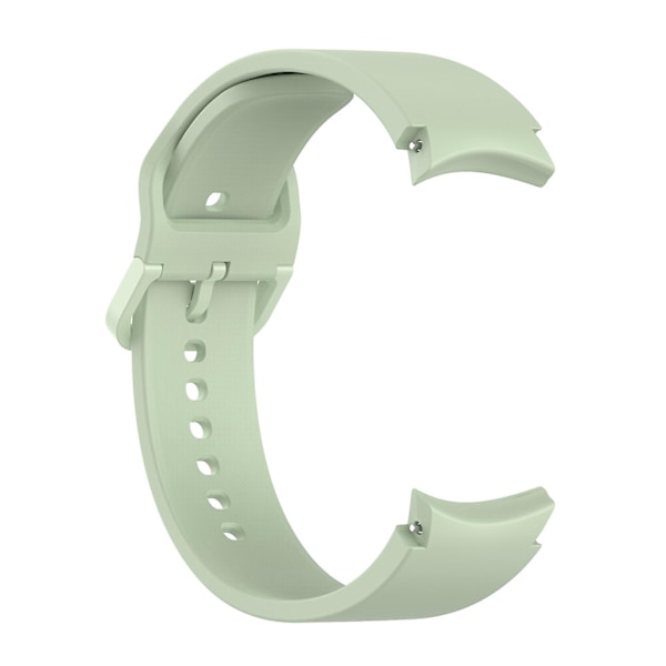 Silikonarmbånd for Samsung Galaxy Watch4 40mm / 44mm flatt spenne Light Green