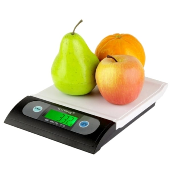 Kjøkkenvekt med LCD-display 7kg White Vit