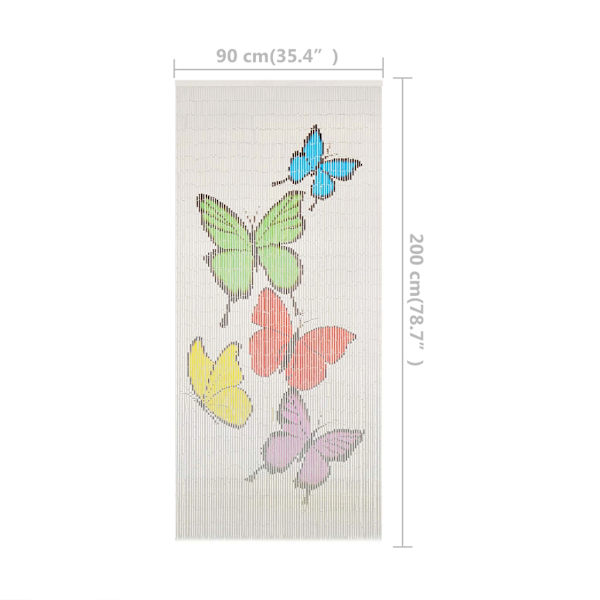 Bambugardin 90x200 cm Multicolor multifärg
