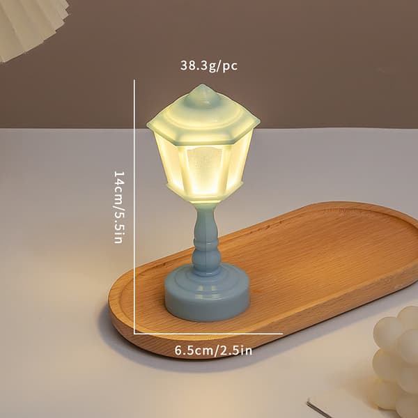 1:12 Dukkehus Miniature Blomsterknop Bordlampe Natlys Møbler A2