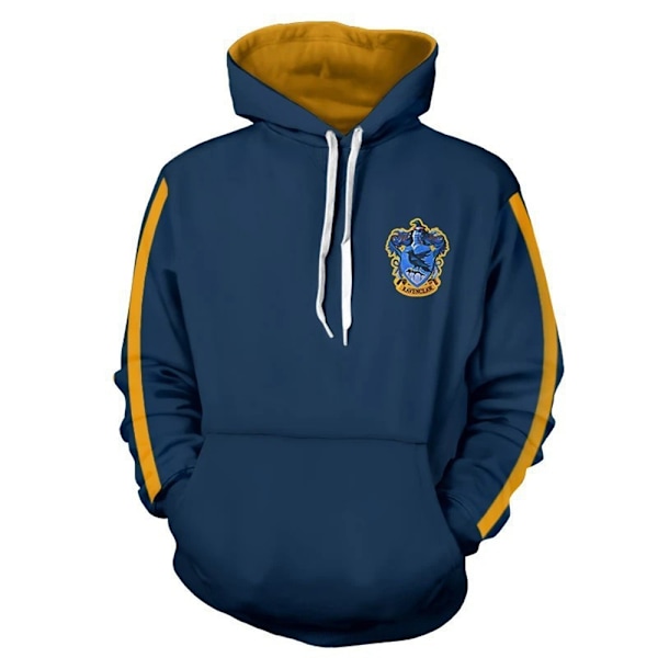 Halloween 3D-tryckt hoodie för män och kvinnor Blå Blue L