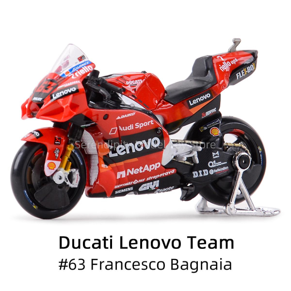 Maisto 1:18 2021 Gp Racing Red Bull Ktm Factory Transide gjuten motorcykeltryckmodell till leksaker - under tryck och leksaksfordon 2021 Ducati Lenovo63