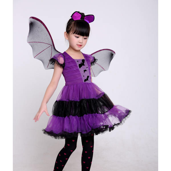 Tyttö Noita Asu 100-150cm Halloween Cosplay ja Esityksiin Witch 100cm