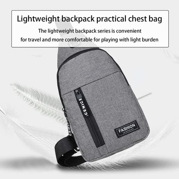 Brysttaske Crossbody Bag SORT - på lager Black