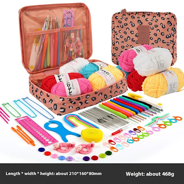 Crochet Kits for Beginners Adults, Knitting Starter Kit for Adults