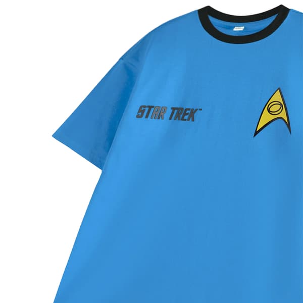 Star Trek Herruniform Kortärmad T-shirt XL Blå Blå Blue XL