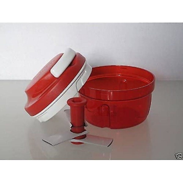 Tupperware Chef Turbo Chef Röd D158 Hackare Speedy Boy Lökhackare 27357 DB