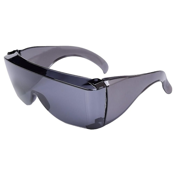 Ekstra Store Solbriller � Passer Over Solbriller Til Personer Med Briller I Solen - Sort Black