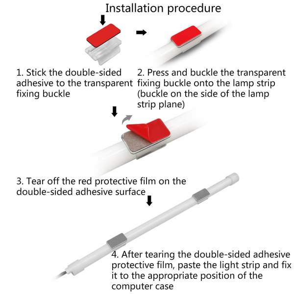 Kompatibel PC Datamaskin Kabinett Lysstripe 5v 3pin 4pin Header LED Stripelys Støtte Aura