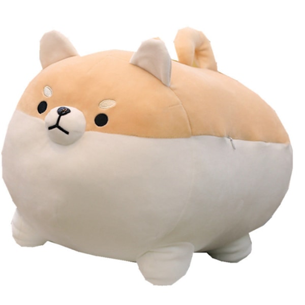 Husdjurs Hund Den nya 40 cm 50 cm Squishmallows plyschleksak Djur Kawaii mjuk stor kudde 50 cm (0,7 kg) Fat gray