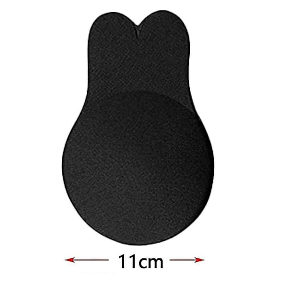 Kroppstejp, Osynlig Strapless Limmande BH-Set för Kvinnor Black