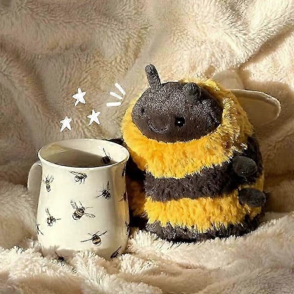 Albee Bee 2025 Sommarfödelsedagspresent: Bedårande Mjuk Jelly Kattleksak