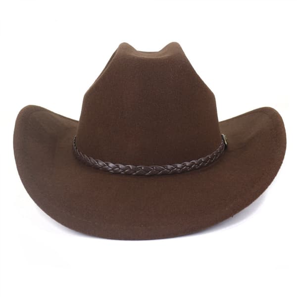 Cowboyhatt dame herre westernhatt bred brem stropp