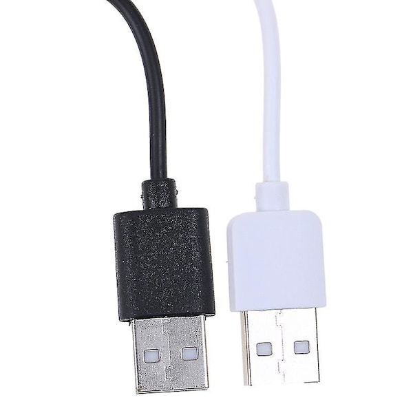 Magnetisk 2-pins 4 mm avstand håndleddsladekabel for smartklokke BLACK