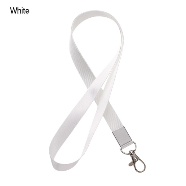 1 kpl Kaulakoru Lanyards ID-korttitasku VALKOINEN - spot sales-idda White