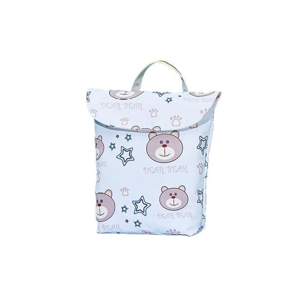 Mummy Bag Stor Kapacitet Baby Väska Mjuk Baby skötväska För Shopping B M