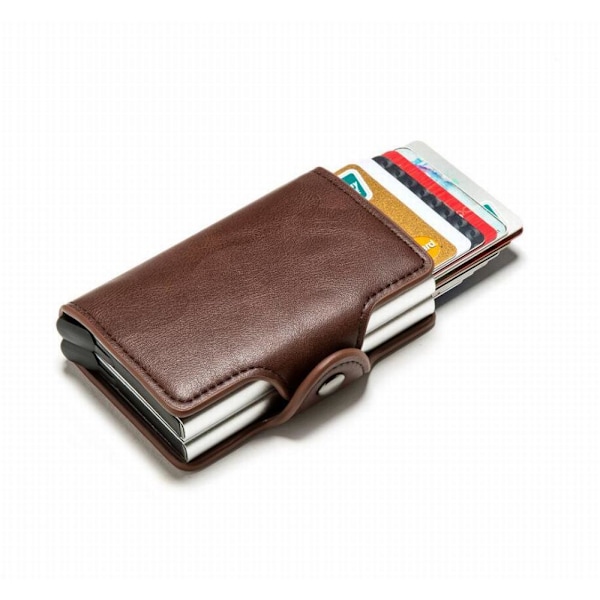 Automatisk kortholder DarkBrow one size DarkBrown
