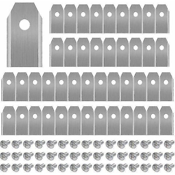 45 X Titanblad f?r alla Husqvarn/automower/yardforce/gardena robotgr?sklippare (FMY) Y