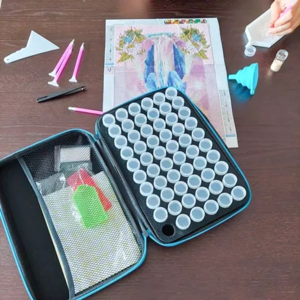Helmi Säilytys + Tarvikkeet Timanttimaalaukseen - Diamond Painting Y 900