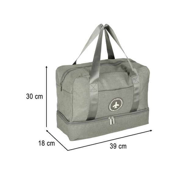 Rejsetaske Håndbagage 39 x 18 x 30 cm – Perfekt til Ryanair gray multicolor
