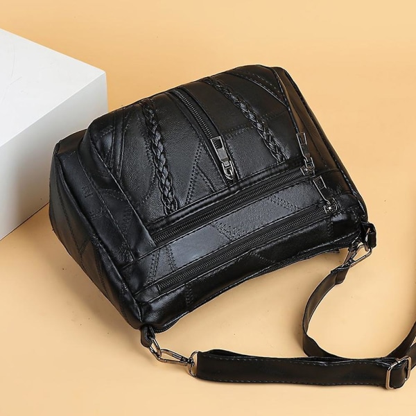 Handväska för dammode - Plånböcker för kvinnor Fickböcker Mjukt PU-läder Crossbody-väska för damer med multi fickor