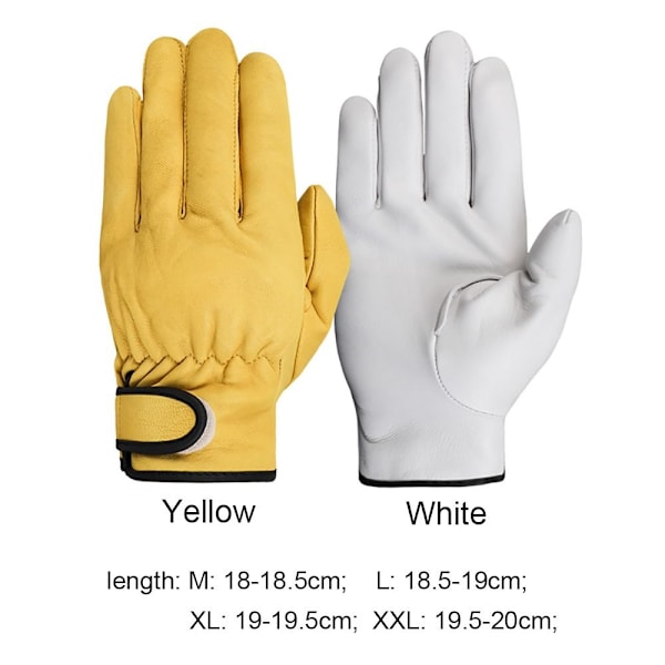 Arbeidshansker Hagehansker GUL M - spottsalg Gul Yellow M-M