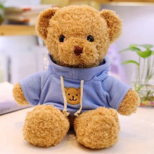 30 cm håndlaget bamse plysjleketøy gaver klesskift A1