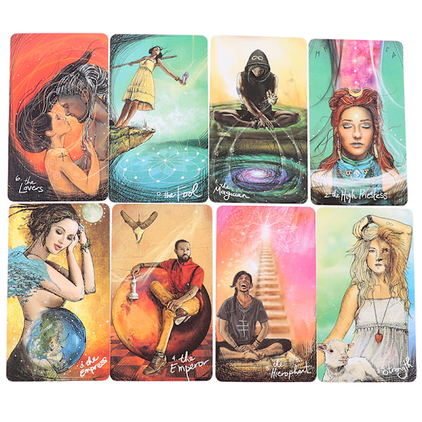 Light Seer's Tarot-kort Engelske spådomsprofetier til brætspil