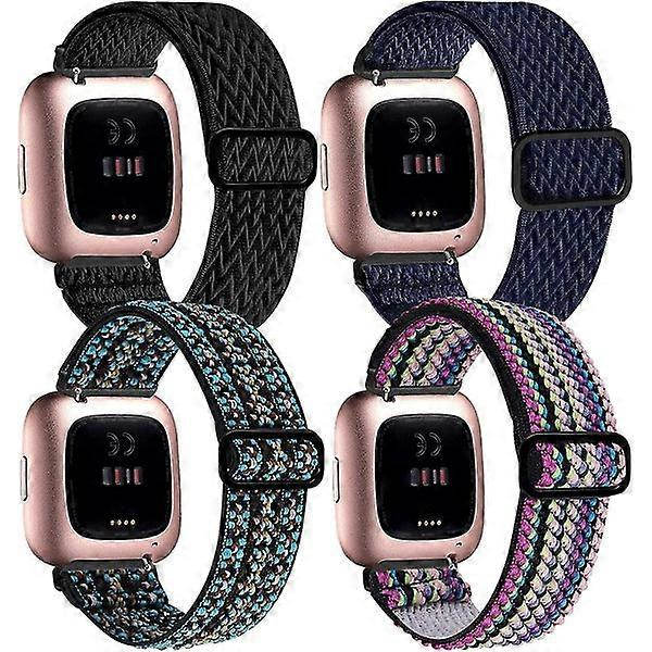 Justerbara elastiska band för Fitbit Versa 2/Versa/Versa Lite (FMY)