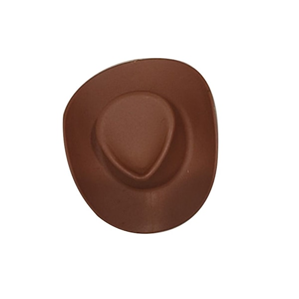 20 stk. Mini Cowboyhatter Utdrikningslag BRUN X 20 stk. BRUN Brown x 20 pcs Brown x 20 pcs