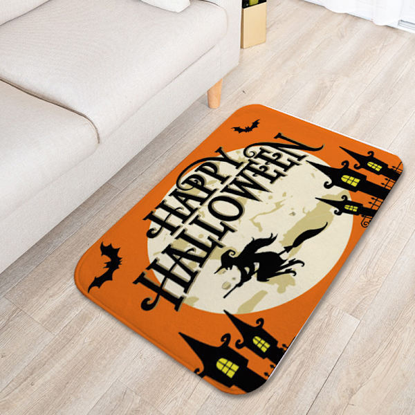 Halloween Blodspor Gulvmåtter Køkken Soveværelse Dørprint Stue Gulvmåtter Nye Dørmåtter Ａ-15 50*80cm