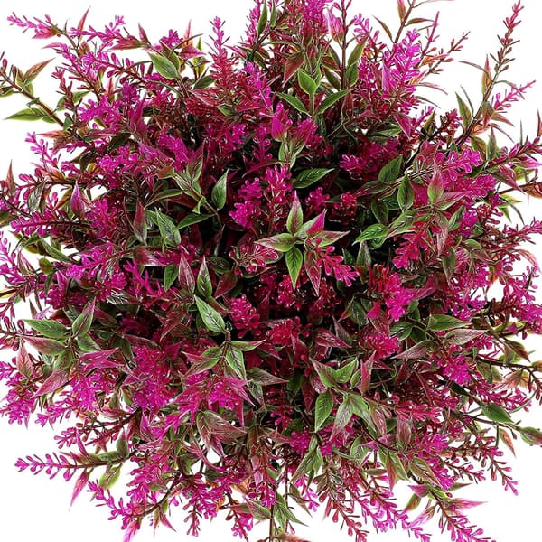 12-pack UV-resistenta konstgjorda blommor för utomhusbruk - Trädgårdsdekoration A